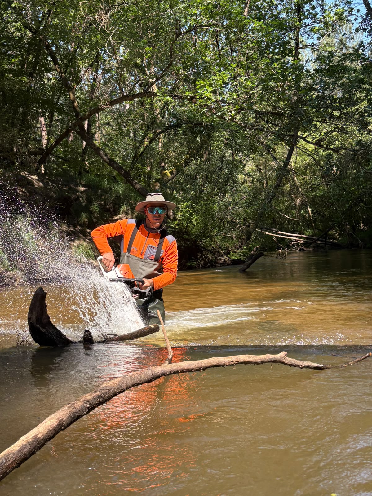 Entretien cours d eau sylvatech bassin arcachon la teste élagage leyre 33